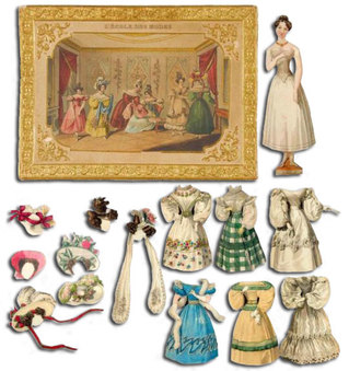 Category: 1830s - 19th Century Paper Dolls